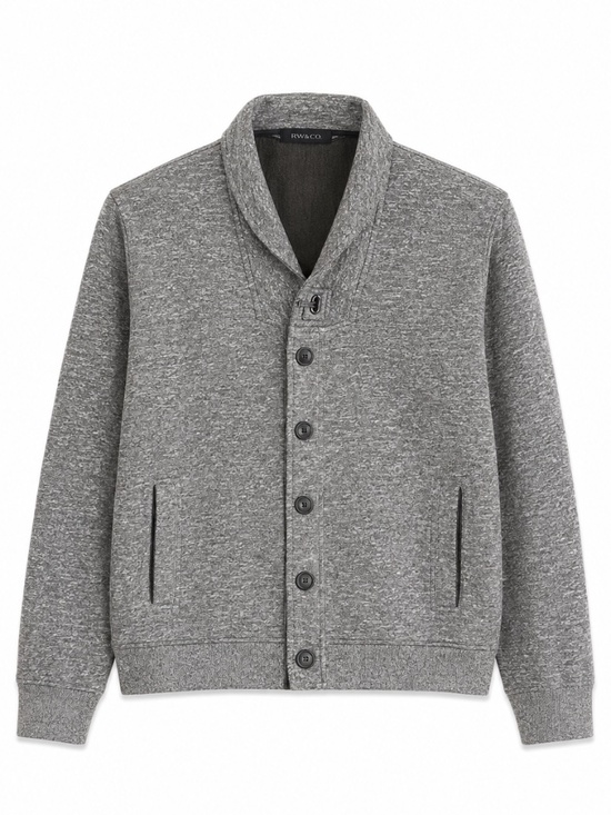 RW&CO. Other - RW&CO. Men's Shawl Collar Button Cardigan in Gray